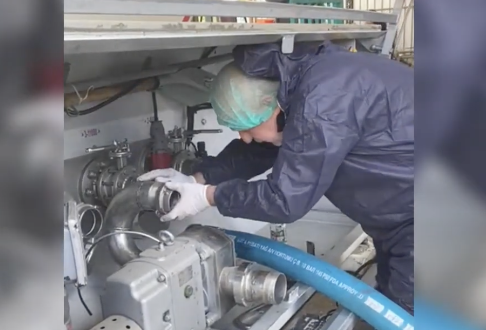 Tanker Motorlu Boşaltma